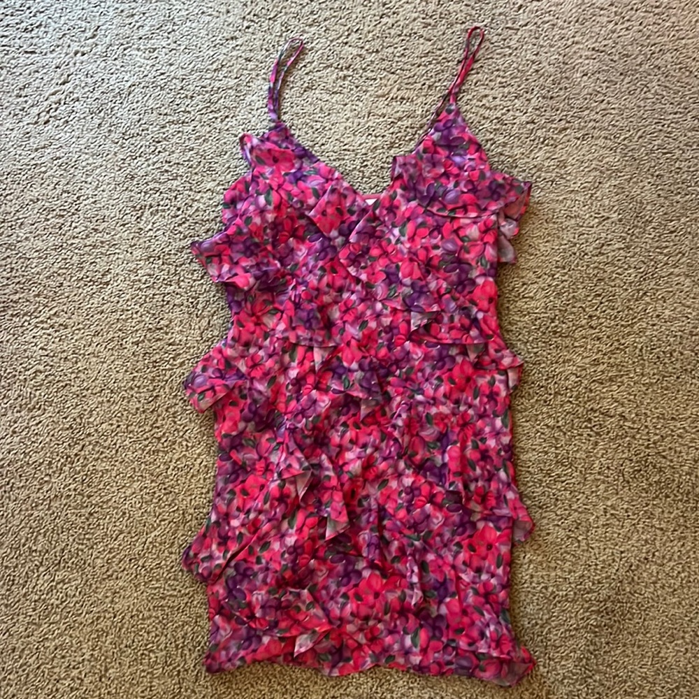 Lovers and friends floral mini dress